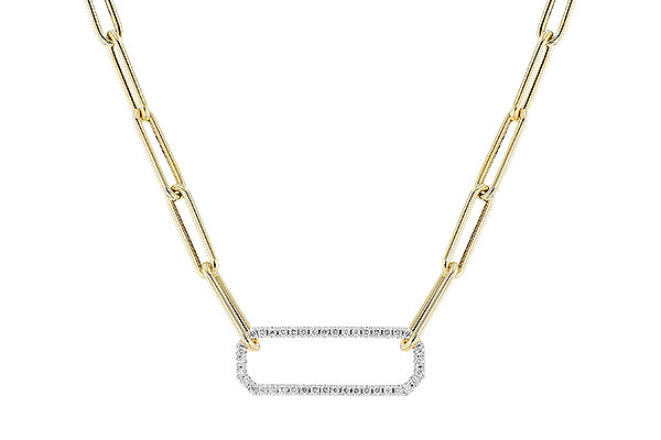 C328-18993: NECKLACE .50 TW (17 INCHES)